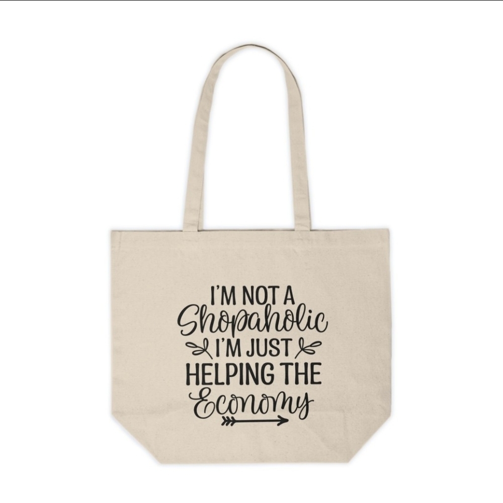 I'm Not A Shopaholic Funny Tote Bag